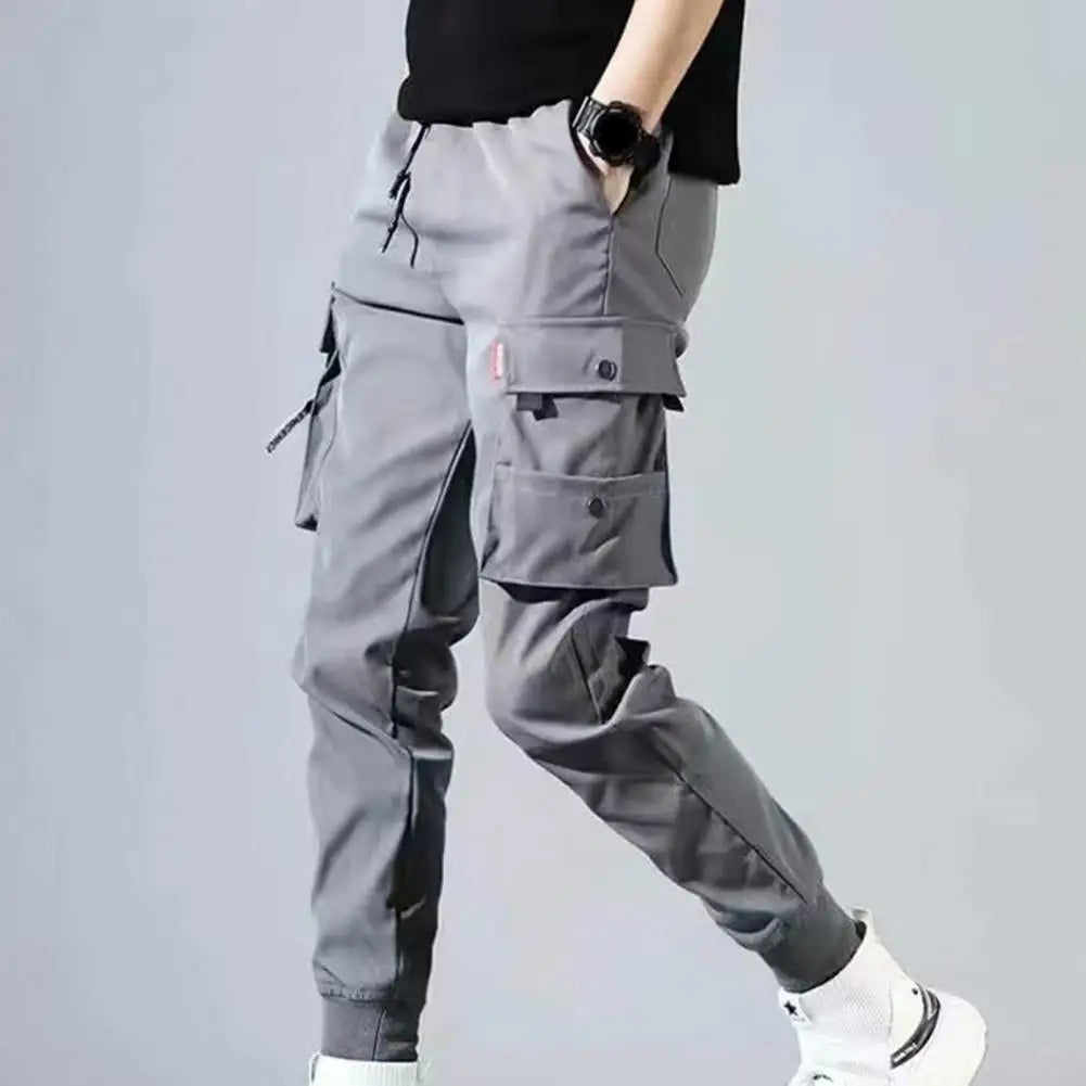 Pants Cargo Pants Trousers for Men Men'S Clothing Sports Pants Thin Male Men Beam Feet Cargo Pants Fitness Long Pants Trousers