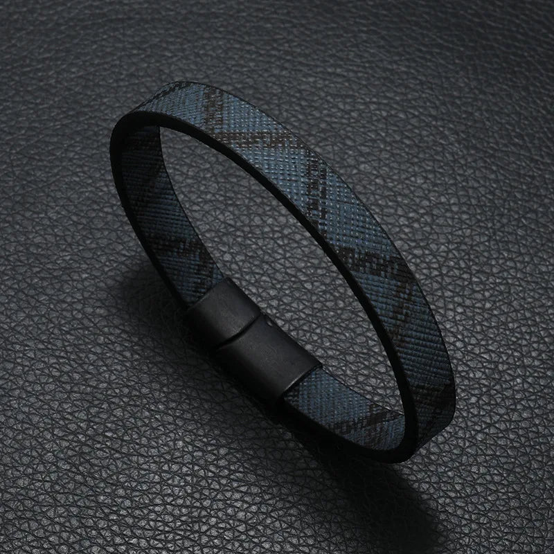 Trendy Leather Bracelets Men Stainless Steel Multilayer Braided Rope Bracelets for Male Bracelets Jewelry Pulsera Hombre